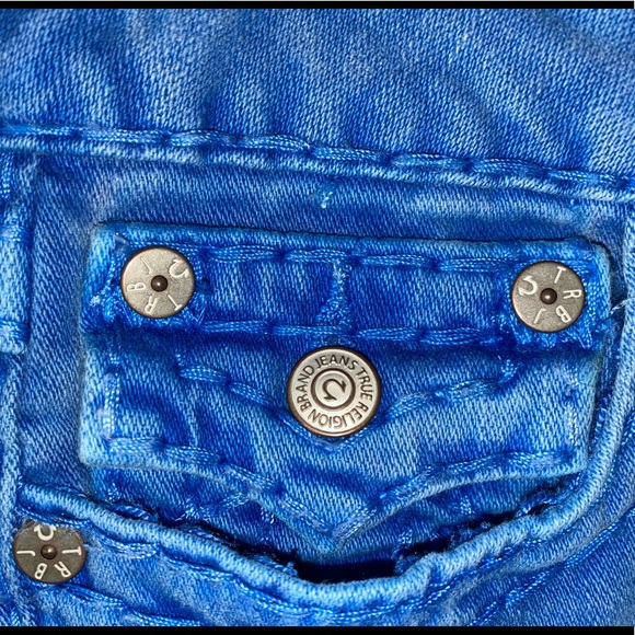 True Religion Lily Super T Cropped Jeans Size 27 - Picture 2 of 4